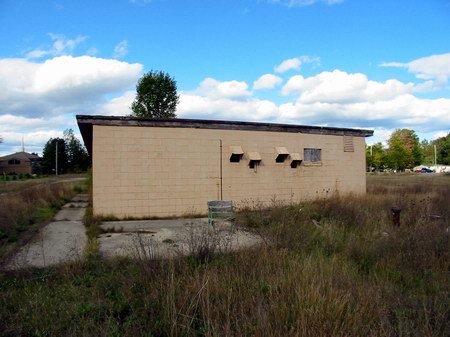 Tawas Drive-In Theatre - Proj Booth - Photo From Water Winter Wonderland (newer photo)
